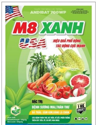 THUỐC TRỪ BỆNH M8 XANH USA